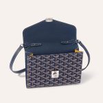 Goyard Chypre Wallet-Pouch Navy Blue - Image 4